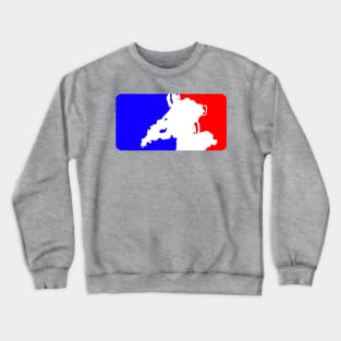 Shoot the Runner-Major League Titanfall 2 (Blue, White, Red) Crewneck Sweatshirt